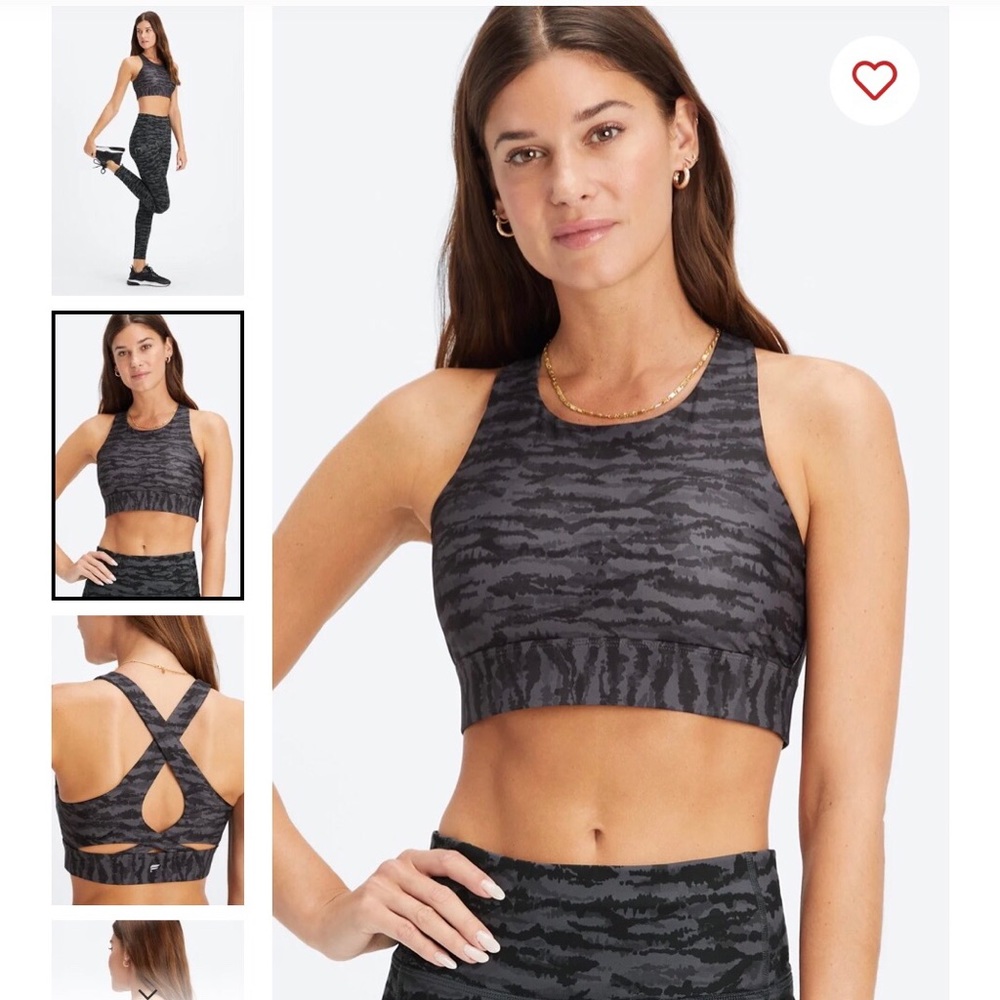 Bra, Bounce Sports Bra, Perwter Tigress, Large
